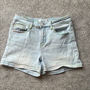 Judy Blue Blue Jean Shorts Mid-Length Cuffed Like New Condition